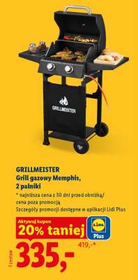 GRILLMEISTER Grill gazowy Memphis, 2 palniki