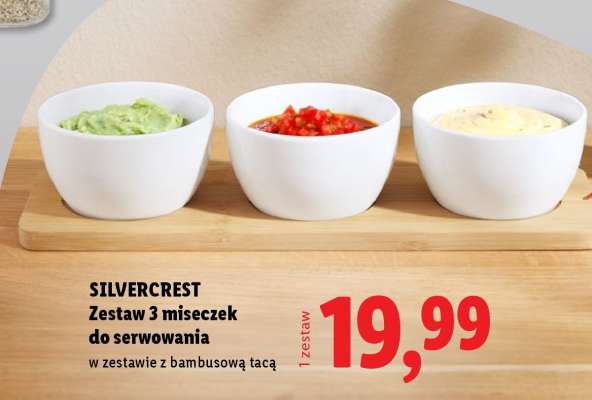 Silvercrest Zestaw 3 miseczek do serwowania