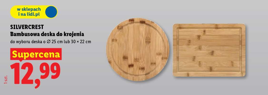 SILVERCREST Bambusowa deska do krojenia