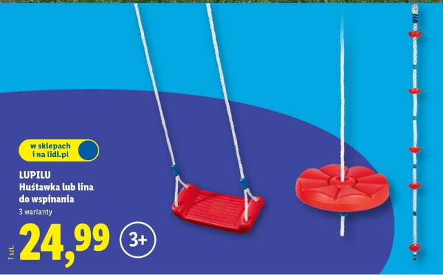 LUPILU Huśtawka lub lina do wspinania