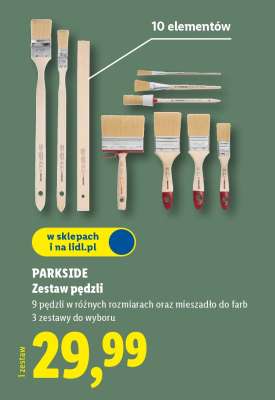 PARKSIDE Zestaw pędzli