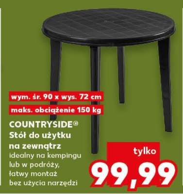 COUNTRYSIDE® Stół do użytku na zewnątrz