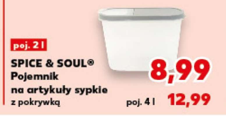 SPICE & SOUL® Pojemnik na artykuły sypkie z pokrywką