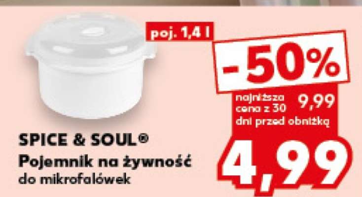 SPICE & SOUL® Pojemnik na żywność do mikrofalówek