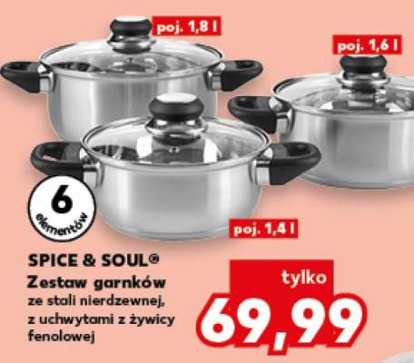 SPICE & SOUL® Zestaw garnków