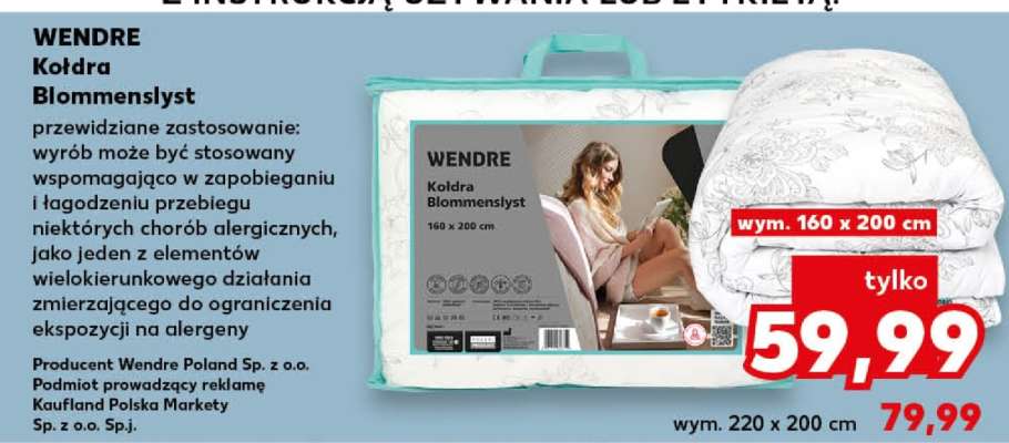 WENDRE Kołdra Blommenslyst