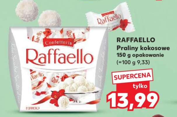 RAFFAELLO Praliny kokosowe 150 g opakowanie