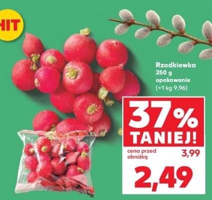 Rzodkiewka 250 g opakowanie