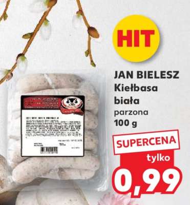 JAN BIELESZ Kiełbasa biała parzona 100 g