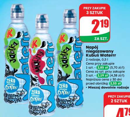 Napój niegazowany Kubuś Waterrr