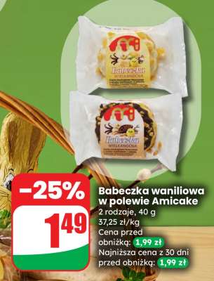 Babeczka waniliowa w polewie Amicake