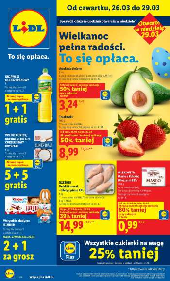 Gazetka Lidl - 26.03.2026 - 29.03.2026.