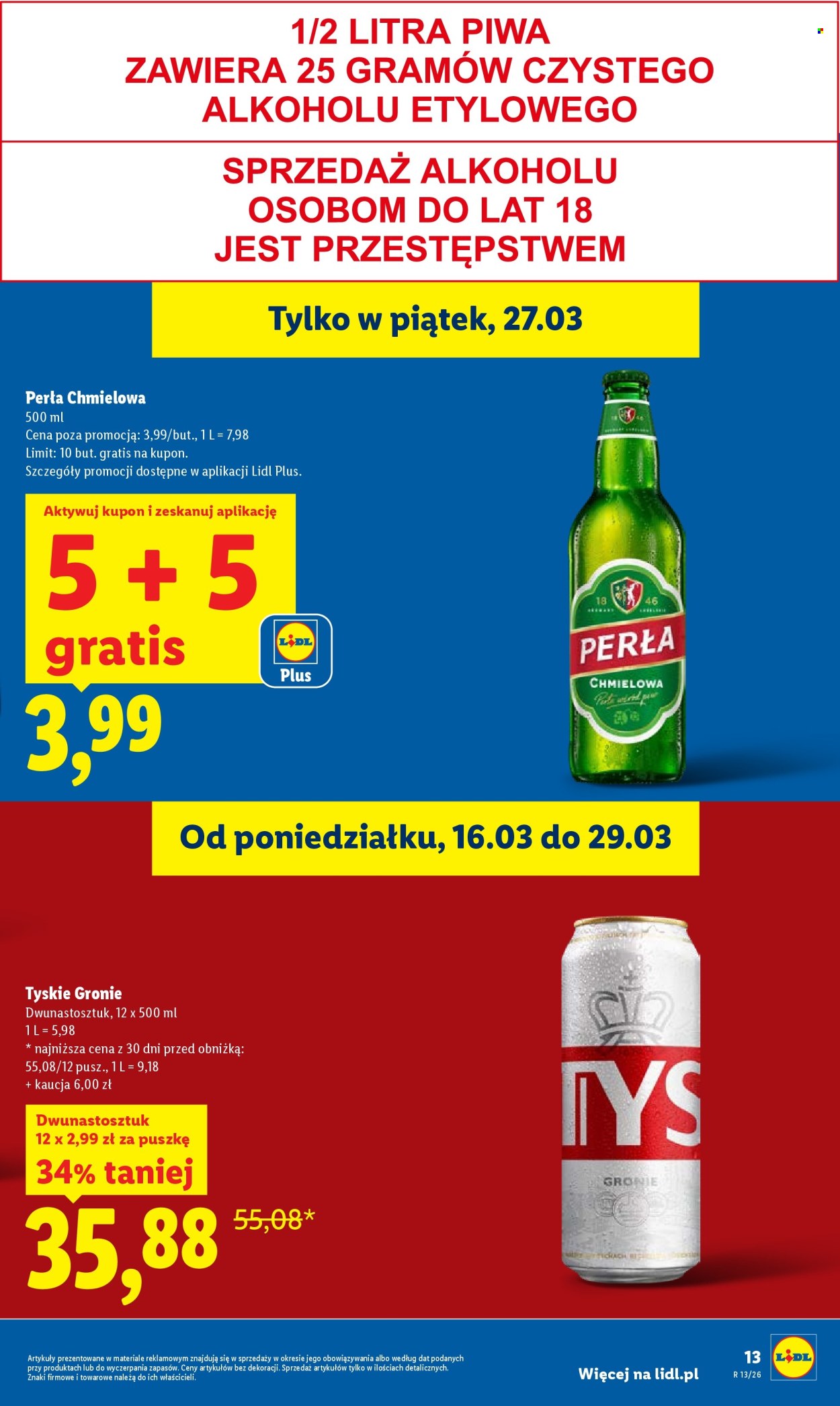 Gazetka Lidl - 26.03.2026 - 29.03.2026. Strona 13