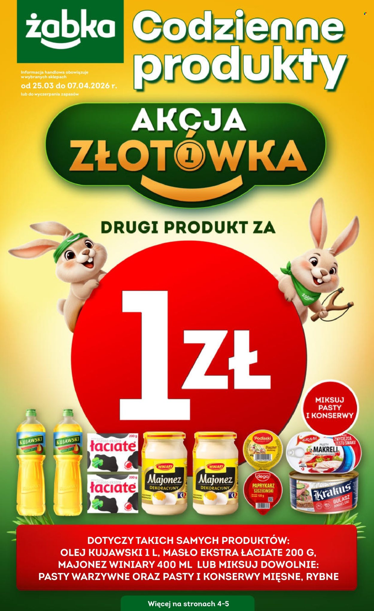 Gazetka Żabka - 25.03.2026 - 7.04.2026. Strona 1
