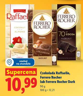Czekolada Raffaello, Ferrero Rocher lub Ferrero Rocher Dark