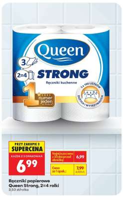 Ręczniki papierowe Queen Strong, 2=4 rolki