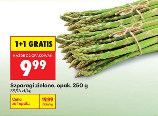 Szparagi zielone opak . 250 g