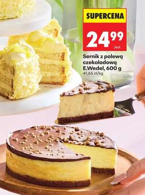Sernik z polewą czekoladową E.Wedel, 600 g
