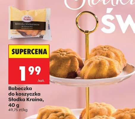 Babeczka do koszyczka Słodka Kraina, 40 g