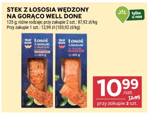 Stek z łososia wędzony na gorąco Well Done