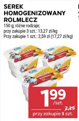 Serek homogenizowany Rolmlecz