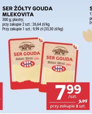 Ser żółty gouda Mlekovita