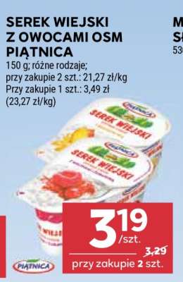 Serek wiejski z owocami OSM Piątnica