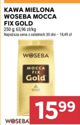 Kawa mielona WOSEBA MOCCA FIX GOLD