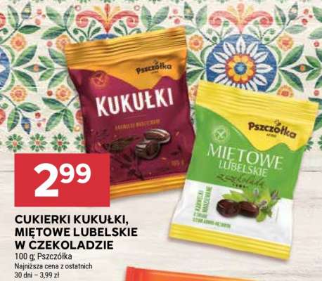 Cukierki Kukułki, Miętowe Lubelskie w czekoladzie