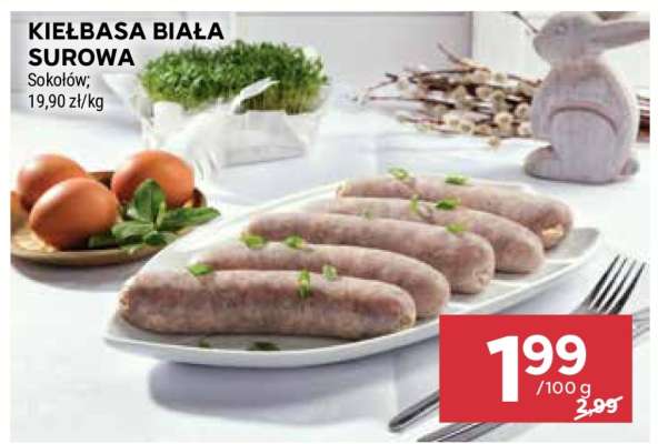 Kiełbasa biała surowa