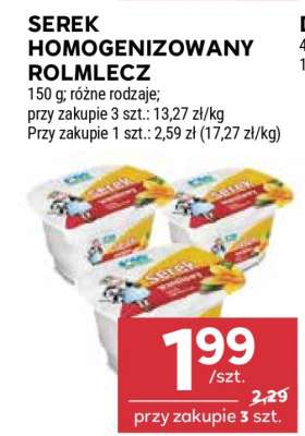 Serek homogenizowany Rolmlecz