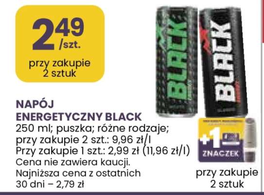 Napój energetyczny Black