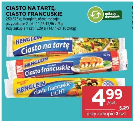 Ciasto na tartę, Ciasto francuskie