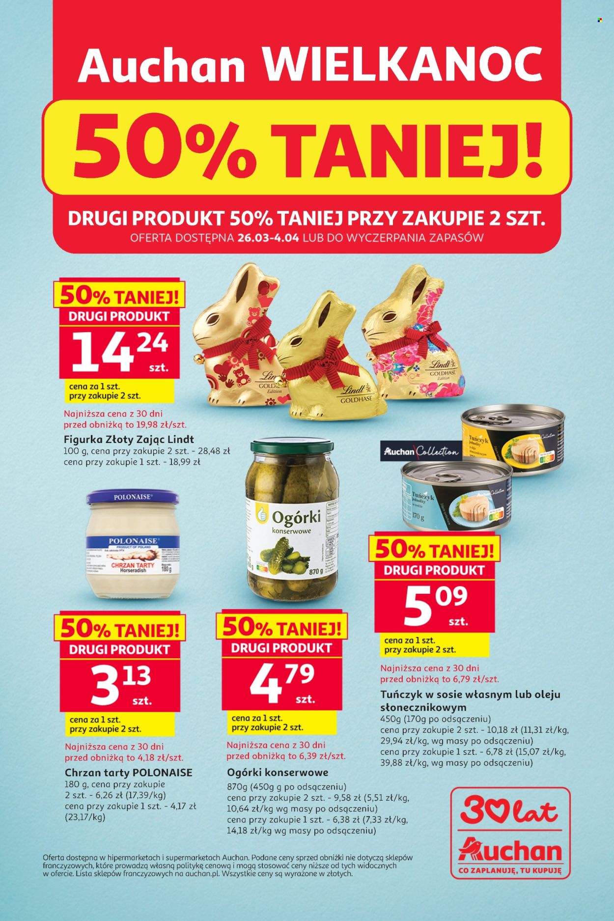 Gazetka Auchan - 26.03.2026 - 4.04.2026. Strona 1