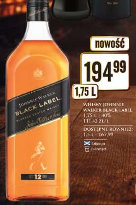Whisky Johnnie Walker Black Label