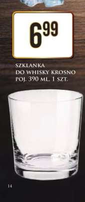 Szklanka do whisky Krosno