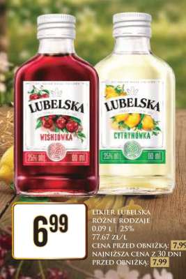 LIKIER LUBELSKA RÓŻNE RODZAJE