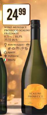 WINO MUSUJĄCE PROSECCO SCALINI FRIZZANTE