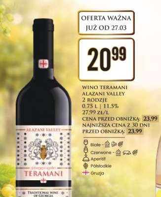 Wino Teramani Alazani Valley
