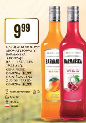 NAPÓJ ALKOHOLOWY AROMATYZOWANY BARMAŃSKA