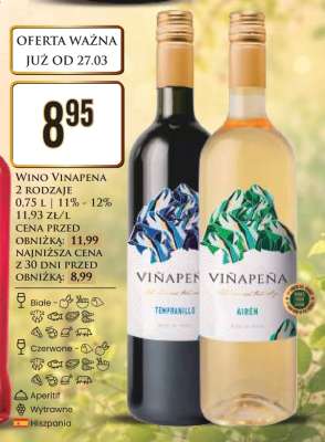 WINO VINAPENA 2 RODZAJE