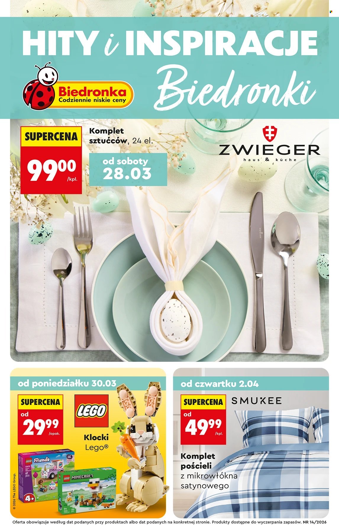 Gazetka Biedronka - 28.03.2026 - 15.04.2026. Strona 1