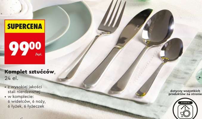 Komplet sztućców, 24 el.
