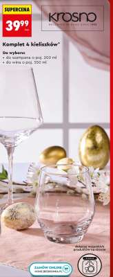 Komplet 4 kieliszków