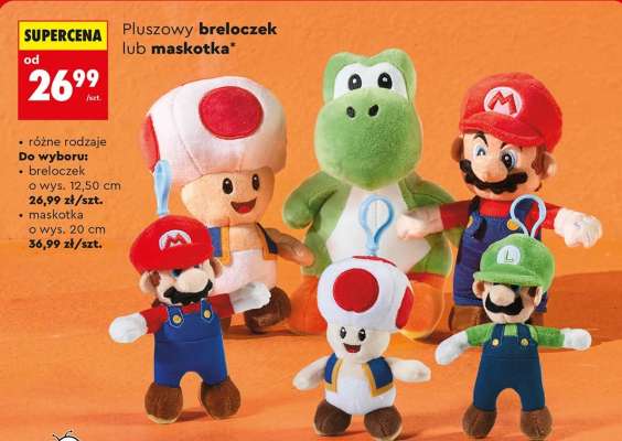 Pluszowy breloczek lub maskotka