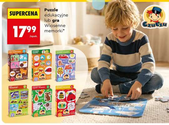 Puzzle edukacyjne lub gra Wiosenne memorki