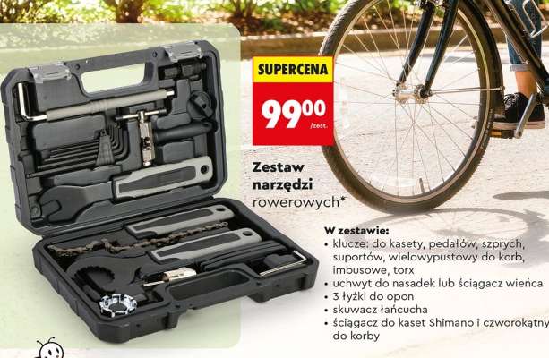 Zestaw narzędzi rowerowych