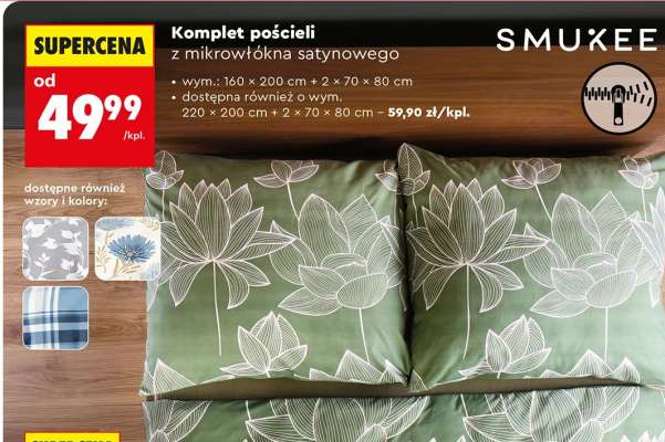 Komplet pościeli z mikrowłókna satynowego