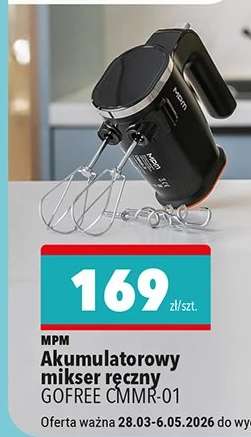 MPM Akumulatorowy mikser ręczny GOFREE CMMR-01