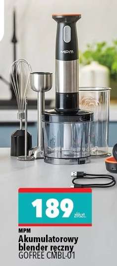 MPM Akumulatorowy blender ręczny GOFREE CMBL-01